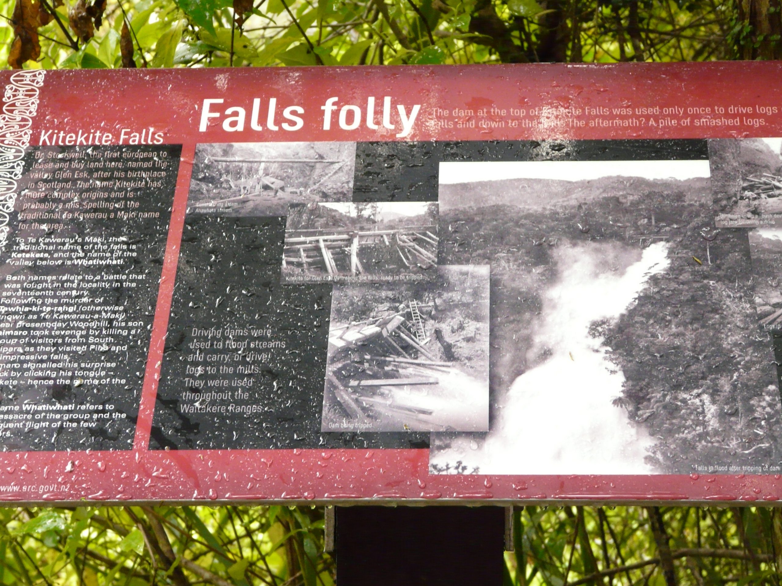 Kite Kite Falls, Nouvelle Zélande