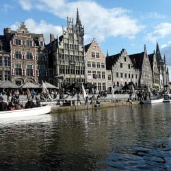 Balade en bateau, Gand, Belgique