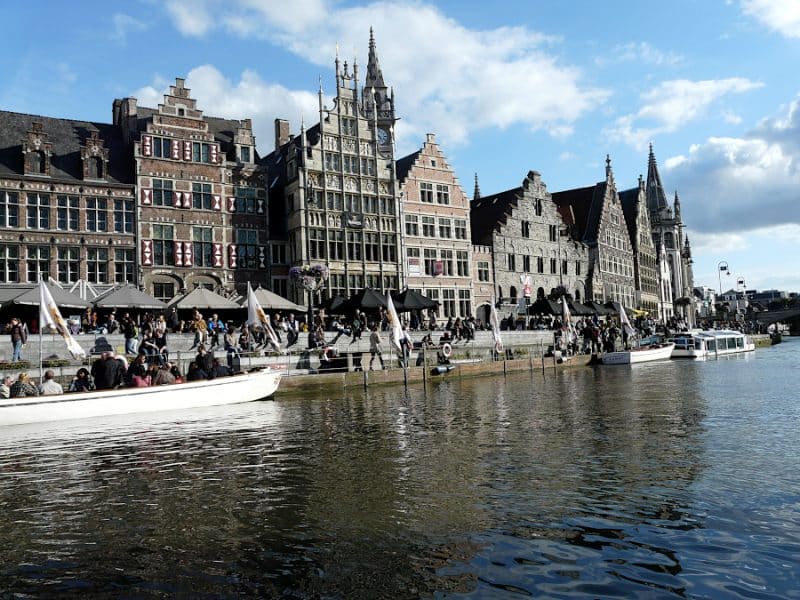 Balade en bateau, Gand, Belgique