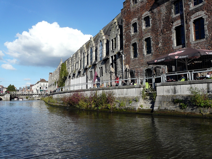 Balade en bateau, Gand, Belgique