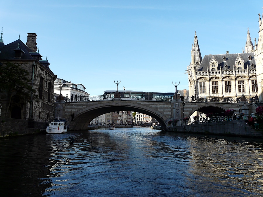 Balade en bateau, Gand, Belgique