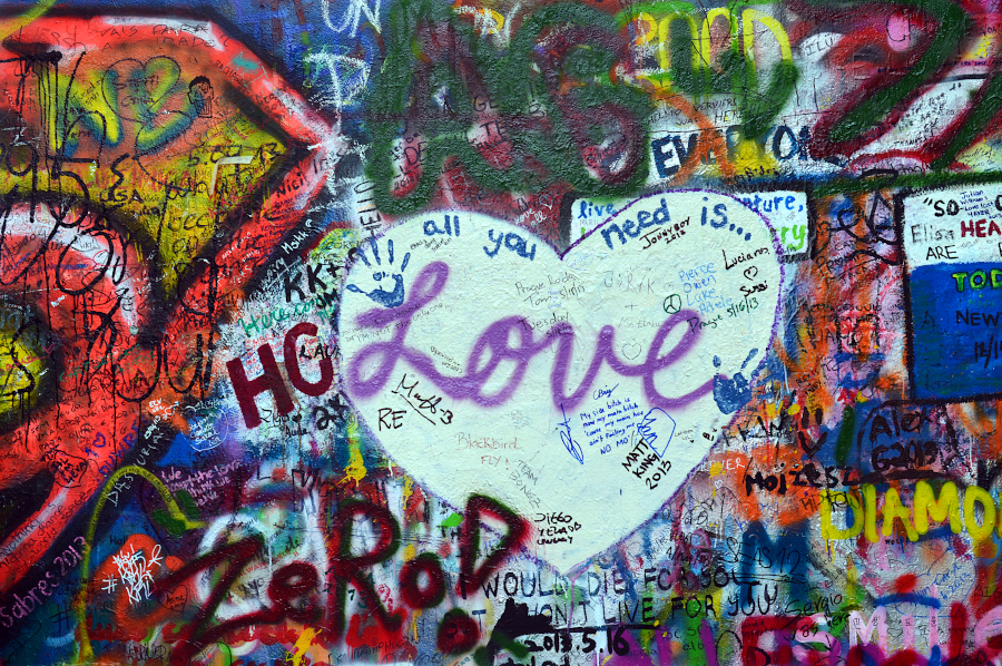 Le Mur John Lennon, Prague, Tchéquie