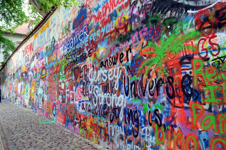 Le Mur John Lennon, Prague, Tchéquie