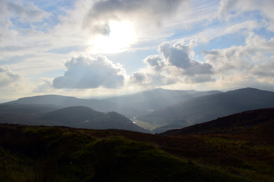 Les monts du Wicklow, Wicklow, Irlande
